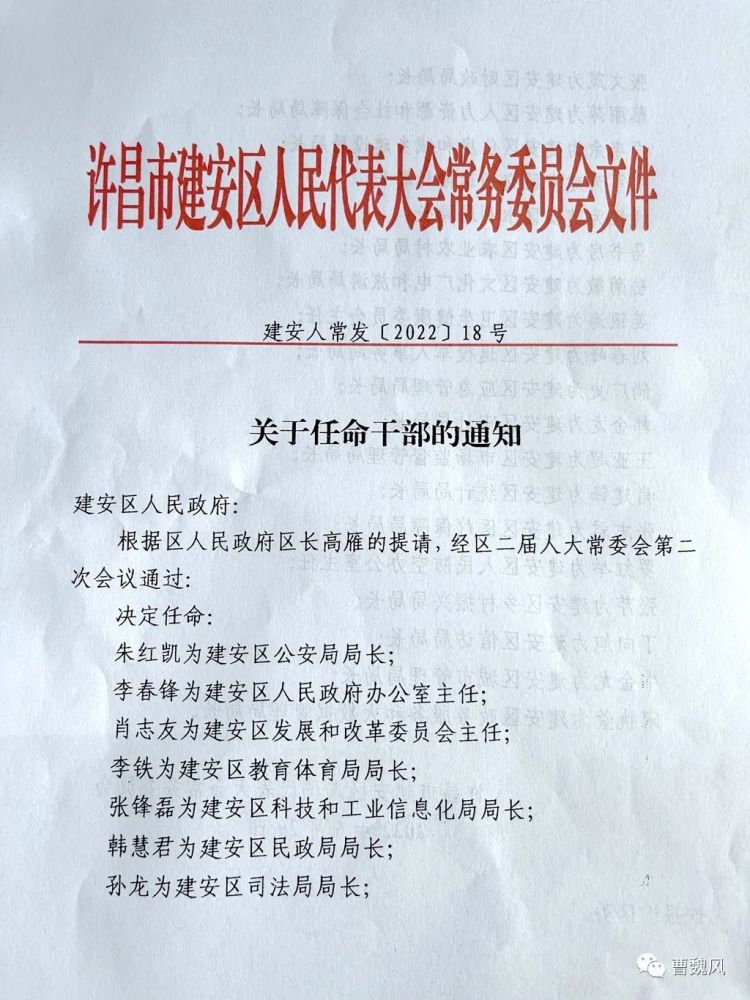 息县最新人事任免科级，息县最新公布，科级干部人事任免动态