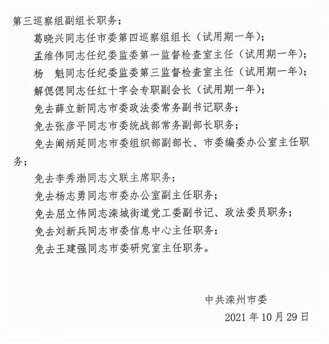 保定市最新人事任免动态，领导团队的崭新布局，保定市领导团队崭新布局，最新人事任免动态发布