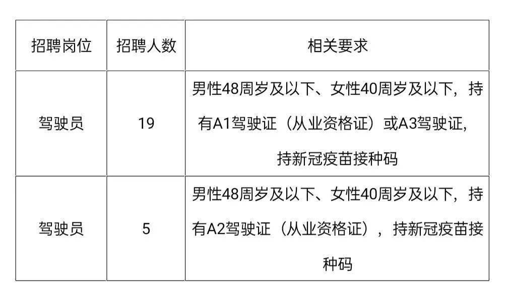 桐乡市驾驶员最新招聘