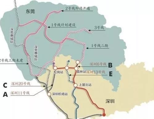 深圳地铁13号线最新线路图，深圳地铁13号线全新线路图出炉