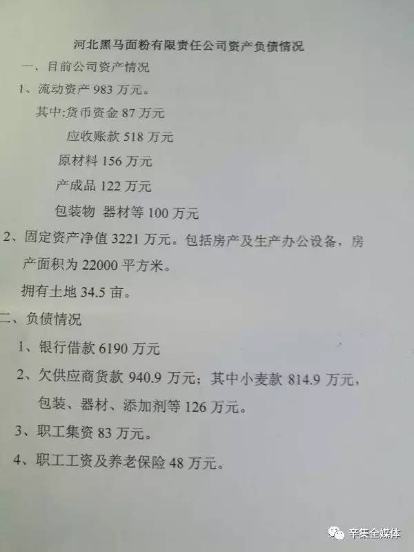 辛集黒马面粉最新消息，辛集黑马面粉最新动态揭晓