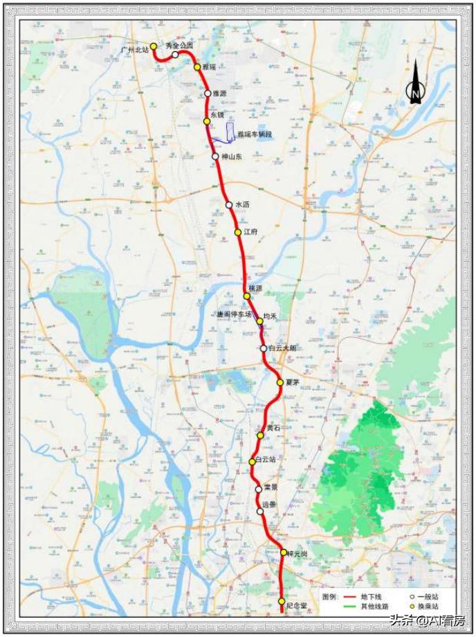 最新的广州地铁线路图,最新的广州地铁线路图高清，广州地铁最新线路图高清版发布