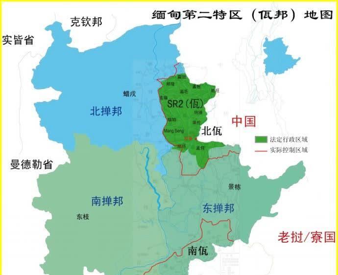 佤邦局势地图最新版图解，佤邦最新局势地图全解析