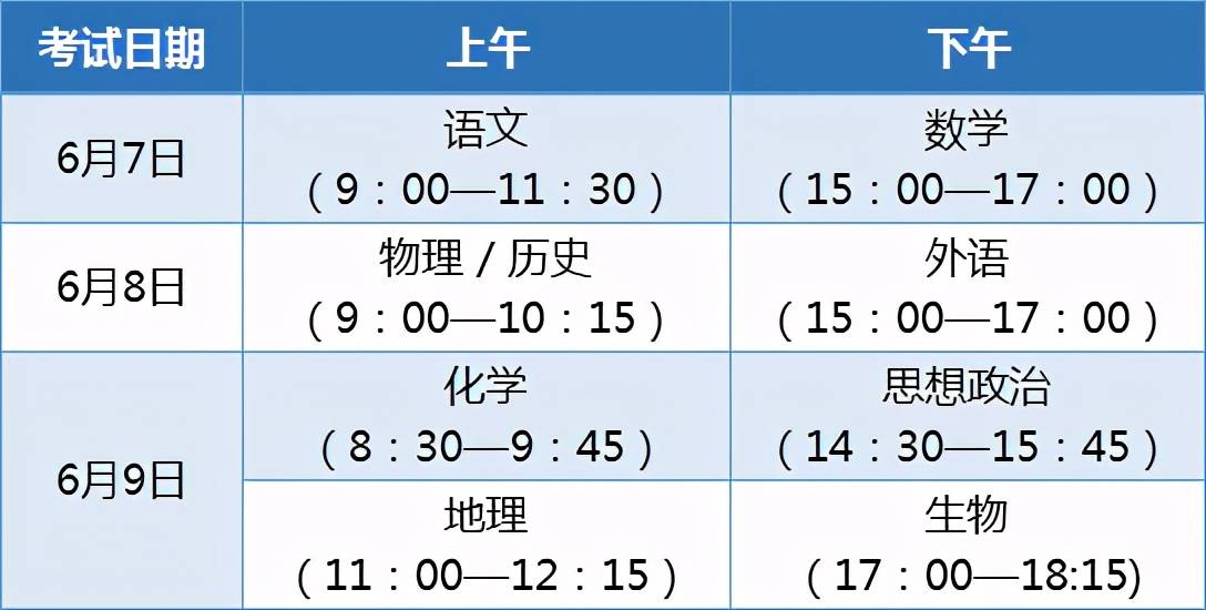 政史地高考时间2025，政史地高考时间2025年安排公布