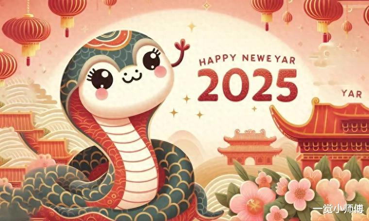 2025年蛇蛇年画画教程，2025蛇年画画教程，一步步教你画蛇年画作