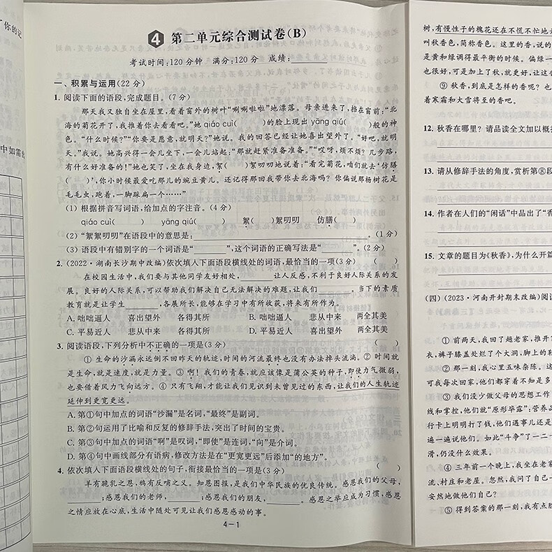 初中同步测试卷卷霸七上2025，初中同步测试卷卷霸七上2025全新试题解析