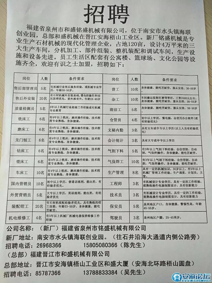 永兴县最新招工信息，永兴县最新招工信息汇总