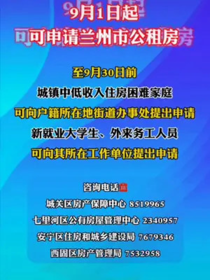 兰州公租房最新消息全面解读，政策动向与申请指南，兰州公租房最新动态，政策解读与申请指南