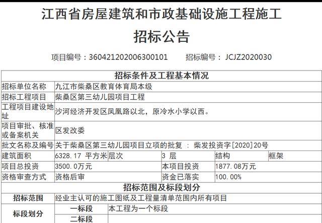 九江幼儿园招标信息最新，九江最新幼儿园招标信息揭晓